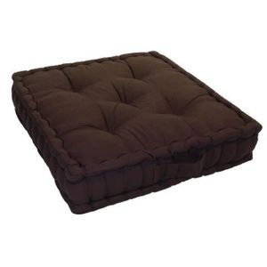 COUSSIN - MATELAS DE SOL Coussin de sol Grand Format 100% Coton 60x60x15 cm