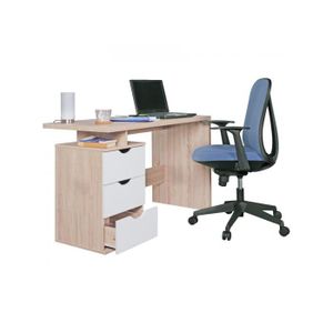 Bureau design blanc laque Achat / Vente pas cher