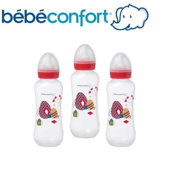 BEBE CONFORT Lot de 3 Biberons 360ML BEE FANTASY