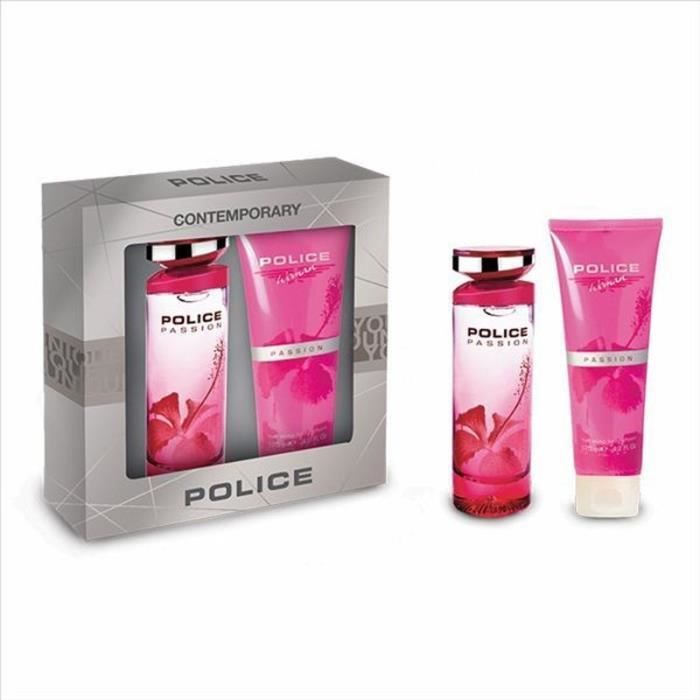POLICE Coffret Passion femme Compact - Eau de toilette 100 ml + Lait soyeux pour le corps 125 ml