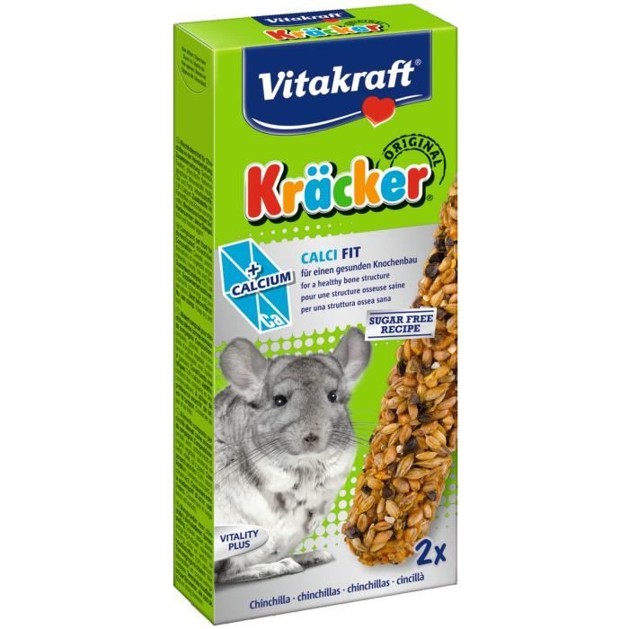 VITAKRAFT Kräcker Calci Fit P/2 - Pour chinchillas