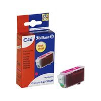 Pelikan C46   Cartouche dimpression (remplace Canon CLI 526M)   1 x