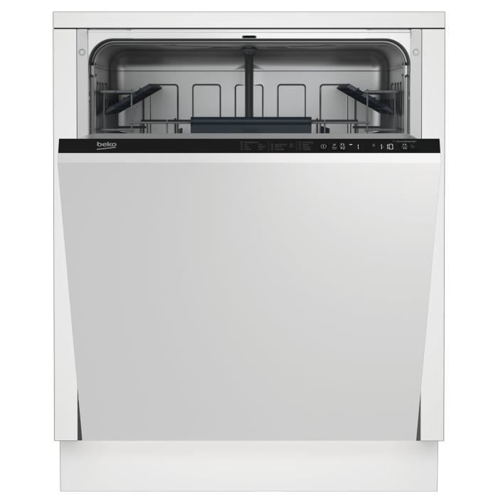 BEKO LVI62F - Lave-vaisselle encastrable-13 couverts-46dB-A++-Larg.60cm