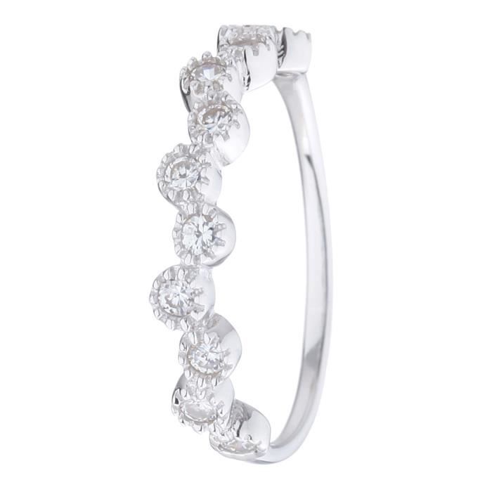 ID BIJOUX Bague Argent 925° Femme
