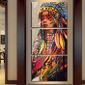 3 Pcs Américain Fille Moderne Mur Art Peinture Salon Chambre Chambre