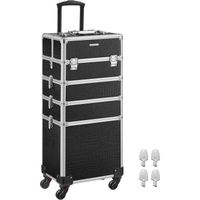 VALISE - BAGAGE SONGMICS Valise Mixte Trolley - Coiffure / Cosméti VALISE - BAGAGE SONGMICS Valise Mixte Trolley - Coiffure / Cosméti