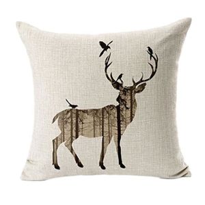 HOUSSE DE COUSSIN Deer canapé-lit décoration intérieure oreiller Hou