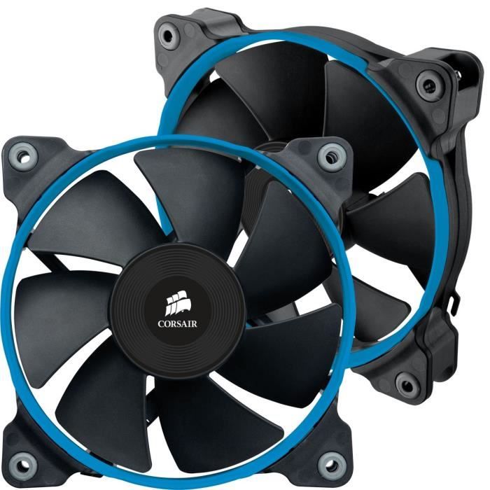 Corsair 2 Ventilateurs de boîtier Air Series SP120 PWM - Quiet Edition - 120 mm