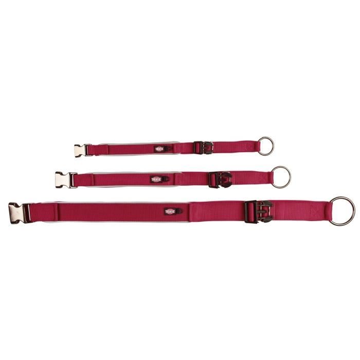 TRIXIE Experience Collier extra large XS: 26–33 cm/20 mm rouge lie de vin pour chien
