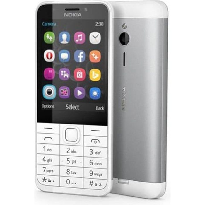Nokia 230 DualSim blanc - Silver - Achat téléphone ...