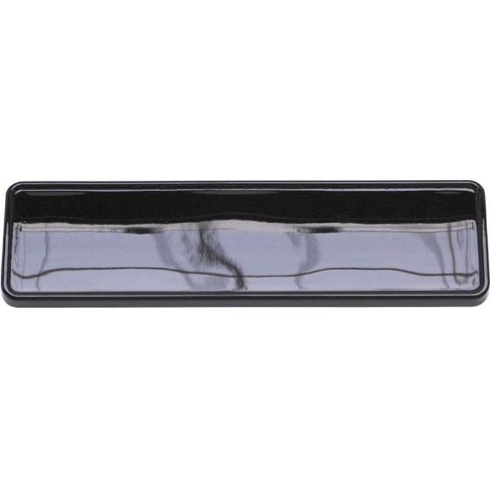 carenage/plaque cache numero adaptable mbk 50 booster, nitro/yamaha 50 bws, aerox noir