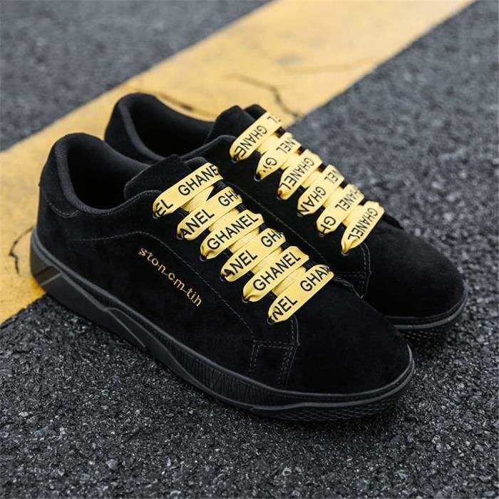 Hommes Sneakers Marque De Luxe Chaussures personnalité résistantes à l'usure Plus De Couleur Poids LéGer Chaussures Respirant 39-44 Noir Noir - Achat / Vente basket - Soldes* dès le 27 juin ! Cdiscount Hommes Sneakers Marque De Luxe Chaussures personnalité résistantes à l'usure Plus De Couleur Poids LéGer Chaussures Respirant 39-44 Noir Noir - Achat / Vente basket - Soldes* dès le 27 juin ! Cdiscount