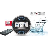 AUTORADIO BATEAU - HAUT-PARLEUR ÉTANCHE CALIBER Autoradio Marine USB/SD Bluetooth AM/FM MR AUTORADIO BATEAU - HAUT-PARLEUR ÉTANCHE CALIBER Autoradio Marine USB/SD Bluetooth AM/FM MR
