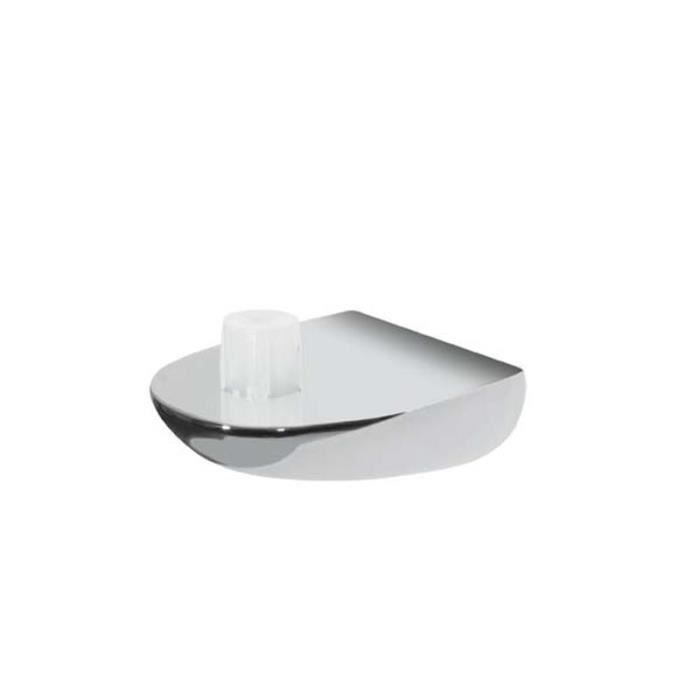 ATLANTA Support Porte balai WC - 10 x 8 cm - Chrome