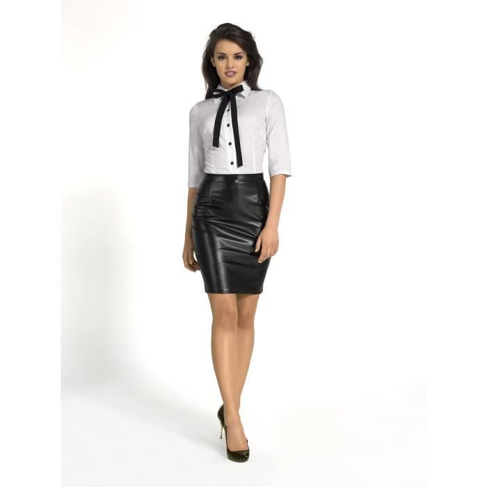 jupe courte simili cuir taille haute noir km105 36 noir jupe courte simili cuir taille haute noir km105 36 noir