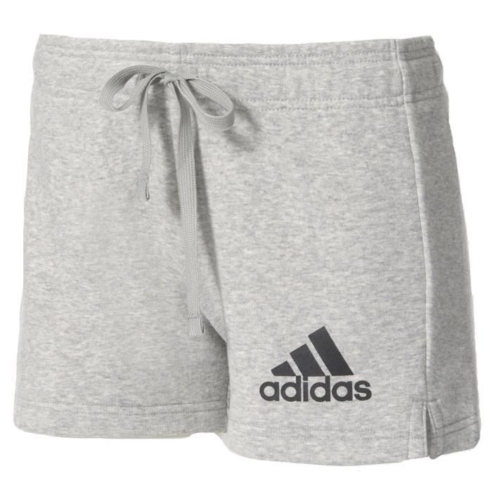 Short adidas femme gris clearance