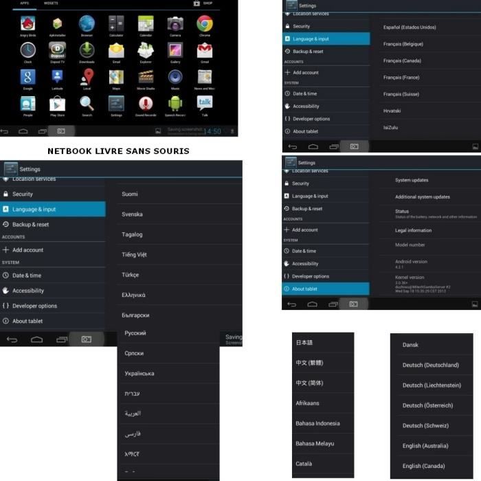 Mini PC Portable noir, 8GO, Android 5.1, Ecran2