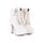 bottes courtes-Pure Color bout rond de Stiletto...