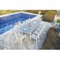 Niari 12 : table de jardin extensible 12 personnes avec 2 fauteuils ... Niari 12 : table de jardin extensible 12 personnes avec 2 fauteuils ...