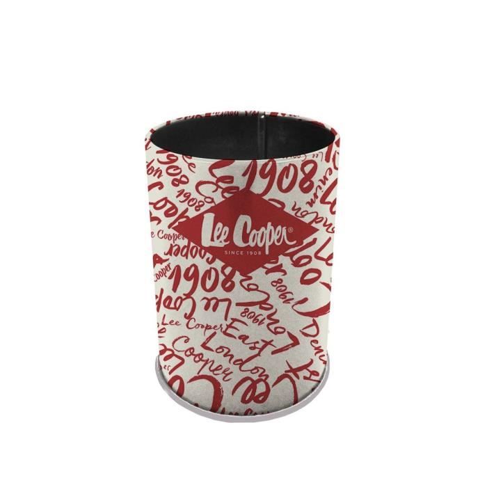 PIERRE HENRY Lee cooper Pot à crayons en Métal imprimé - Décor original