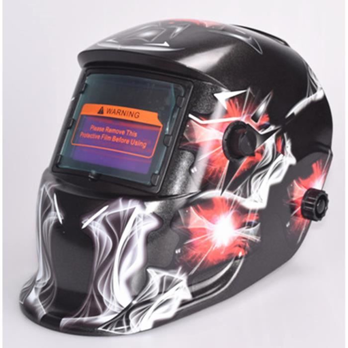 Masque Soudeur Auto-Obscurcissant HITBOX - Vue 3.64x1.77" - DIN 4/9-13 - TIG/MIG/Arc