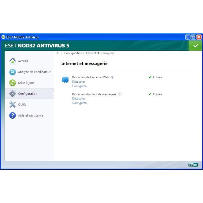 ESET NOD32 Antivirus 5 à télécharger