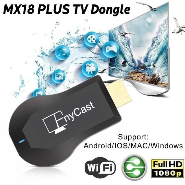 Mx18 Plus Dongle TV À Affichage Sans Fil1