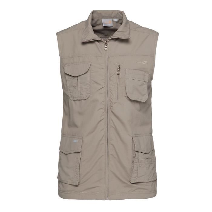 WANABEE Veste parka Gippsland - Homme - Vert kaki clair