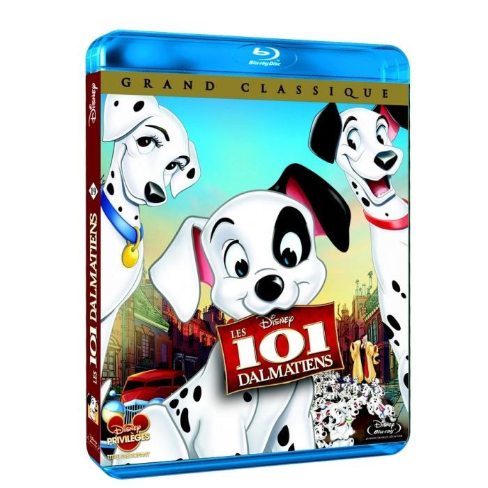 Les 101 dalmatiens en BLU RAY DESSIN ANIME pas cher