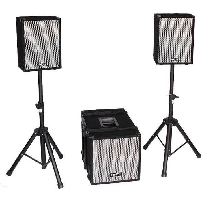 BOOST 1208 Système de sonorisation 2.1 800 Watts