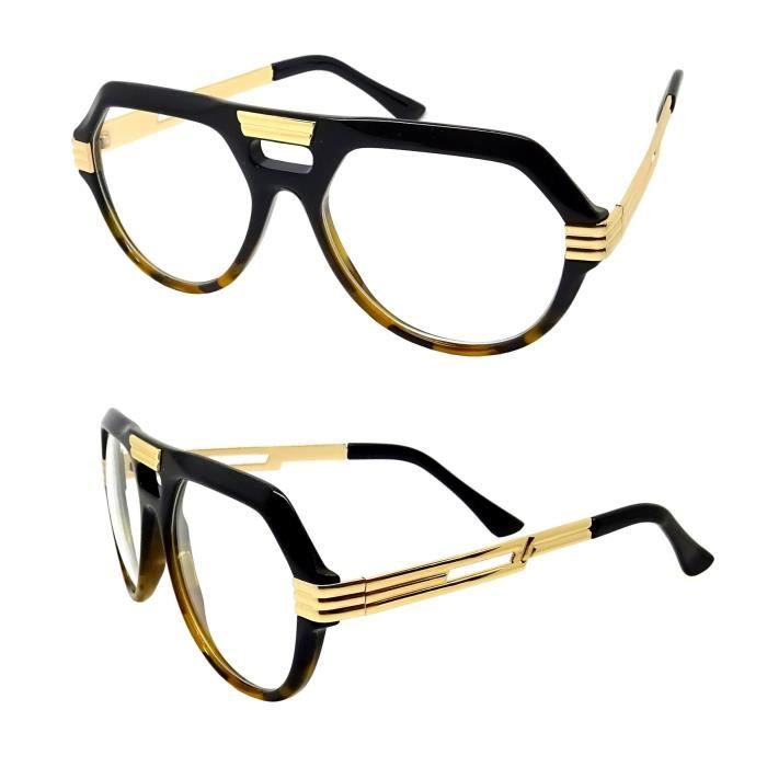 lunettes vue homme femme kazal pilote aviator gold or lunettes vue homme femme kazal pilote aviator gold or