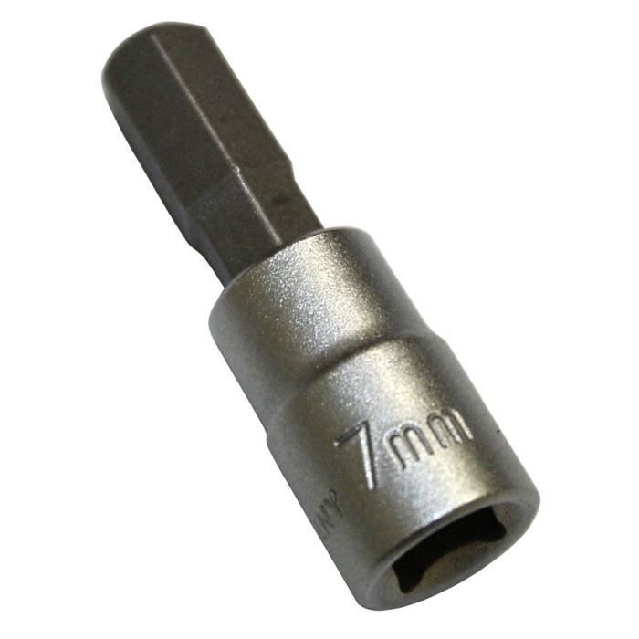 Douille 7mm Hexagonal, entraînement 1/2", Carré | RS