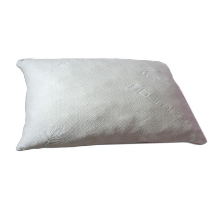 Oreiller en mousse viscovégétale 60 x 60 cm - oreiller ergonomique, oreiller mem Oreiller en mousse viscovégétale 60 x 60 cm - oreiller ergonomique, oreiller mem