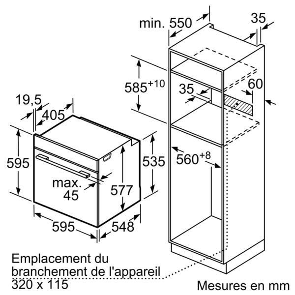HBG675BW1  Four multifonctionnel 13 modes de cuisson1