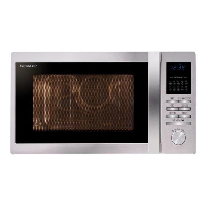 Sharp R-822STWE Four micro-ondes combiné2