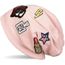 Stylebreaker Bonnet Beanie Avec Pièces Cousues Rouge à Lèvres étoile Usa éclair Cœur En Paillettes Beanie Mou Unisexe
