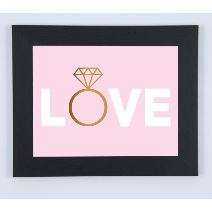 Image encadrée My Ring Love - 31 x 37 cm