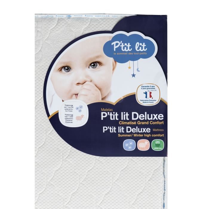P TIT LIT Matelas Deluxe 60 x 120 x 12 cm