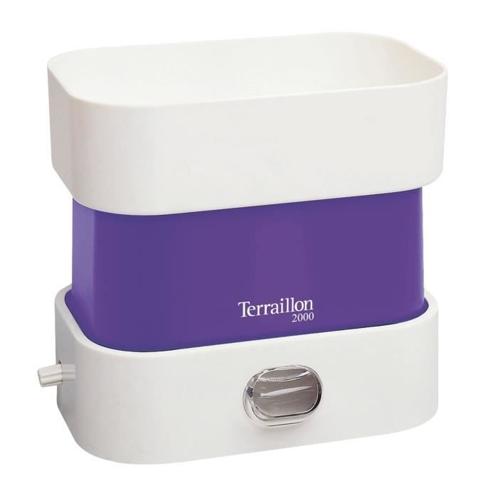 TERRAILLON Balance de cuisine mécanique compacte BA 2000 Pop - 2 kg - Bol 1 L - Violet et blanc