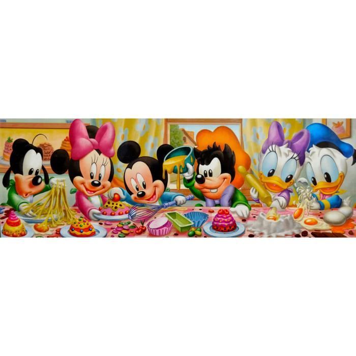 Puzzle 1000 pièces panoramique : Disney Babies - Achat ...
