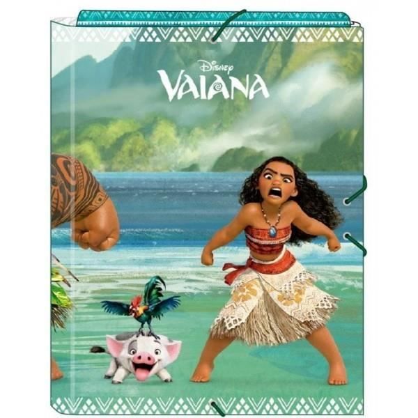 Fournitures De Bureau Chemise A Rabats Vaiana Pochette Disney