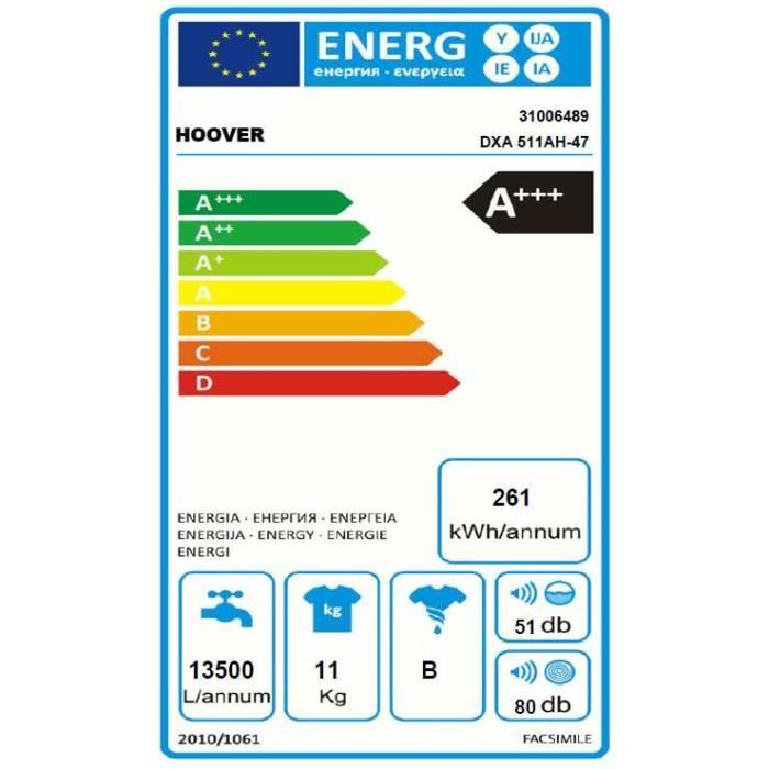 Lave-Linge frontal  DXA511AH/11