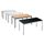 Table polyvalente - rectangulaire, hauteur 740 mm