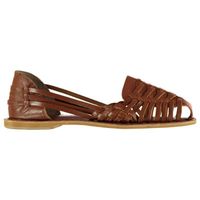 SANDALE - NU-PIEDS Firetrap Heat Sandales Plates Brides en Cuir Femme SANDALE - NU-PIEDS Firetrap Heat Sandales Plates Brides en Cuir Femme
