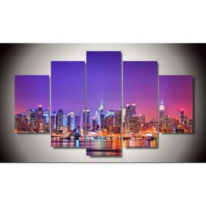 DECLINA – Tableau Design Rue de Paris – Cadre Skyline Urbaine Moderne – Photo Murale Sur Verre Acrylique – Fabriqué En France
