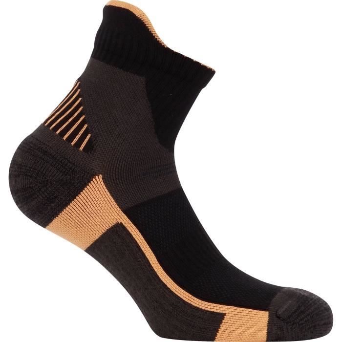 ATHLI-TECH Chaussettes de running Trail X2 - Mixte - Noir