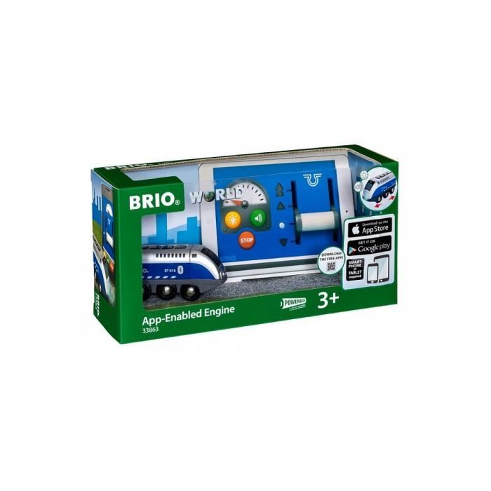 BRIO World - 33863 - Locomotive Connectee - Jouet en bois