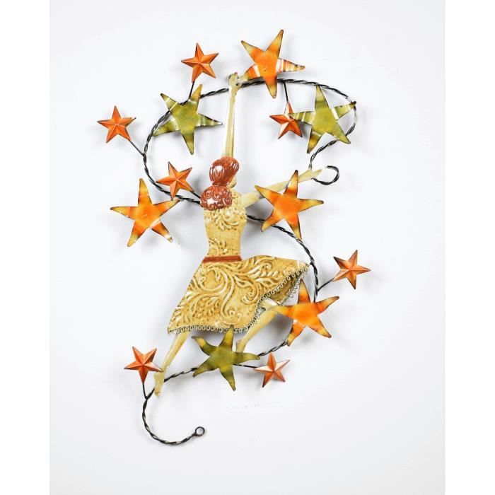 Décoration murale Femme - L 4,5 x P 4,5 x H 63,5 cm