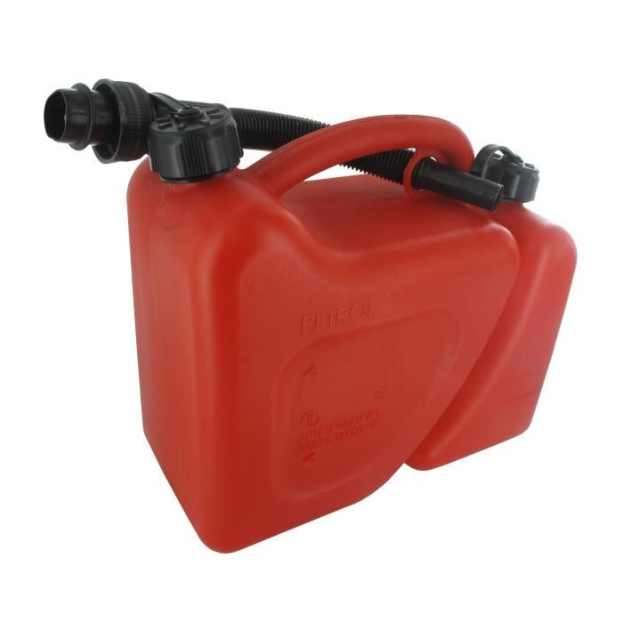 JARDIN PRATIC Jerrican plastique double usage 5 + 2 litres avec bec verseur