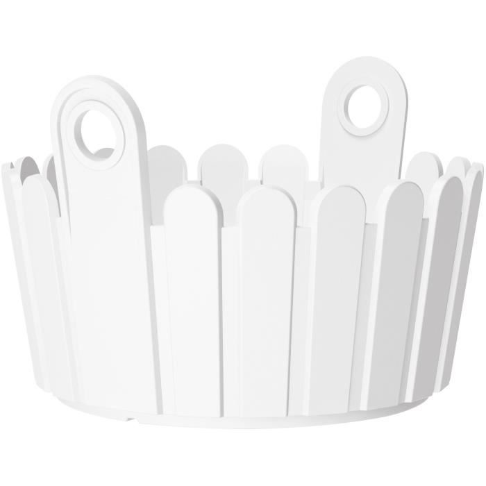 EMSA Cache pot Landhaus - Ø 30 cm - Blanc